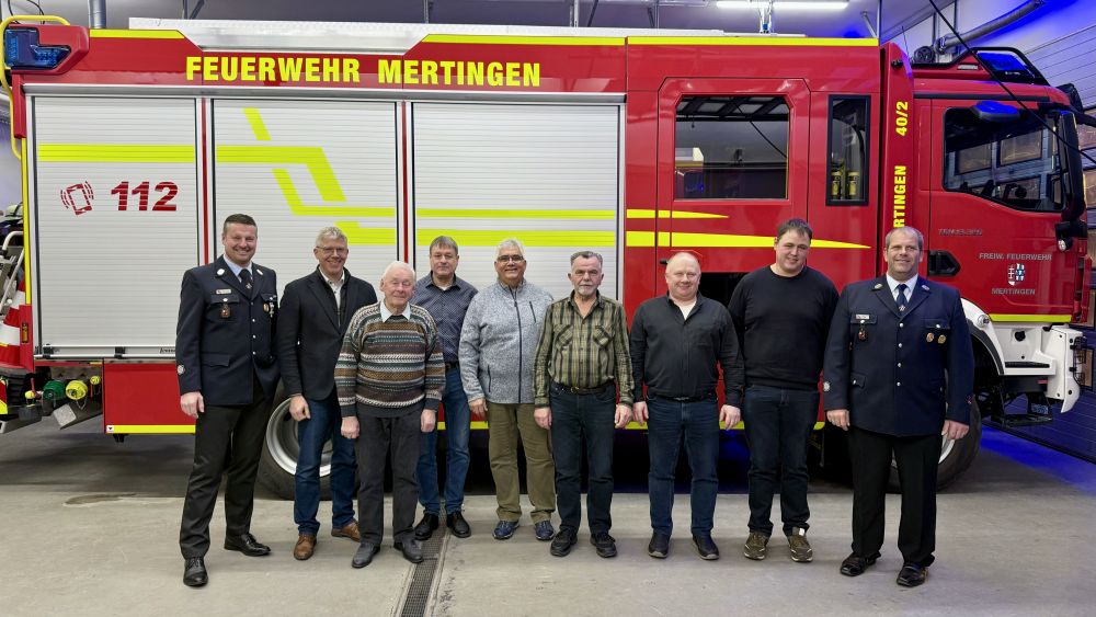 Ein Teil der Geehrten für langjährige Vereinstreue